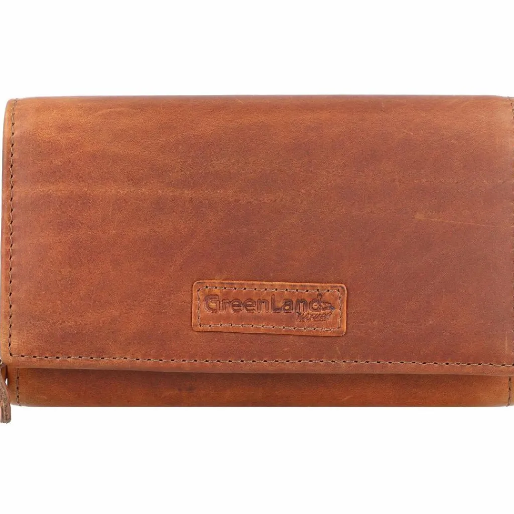 Herren Greenland Nature Soft & Safe Geldbörse Leder 16 cm RFID