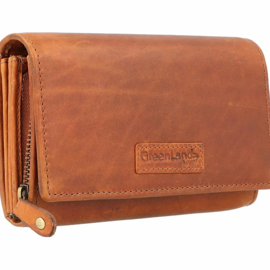 Herren Greenland Nature Soft & Safe Geldbörse Leder 16 cm RFID