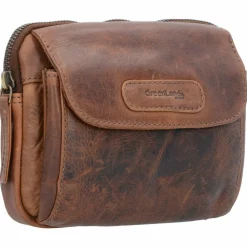Greenland Nature Gürteltaschen<Soft & Safe Gürteltasche RFID Leder 18 cm braun