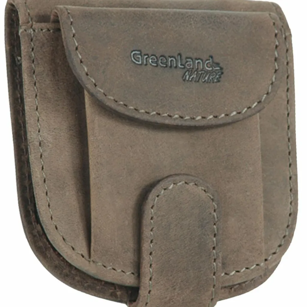 Discount Greenland Nature Geldbörse Leder 8 cm stone
