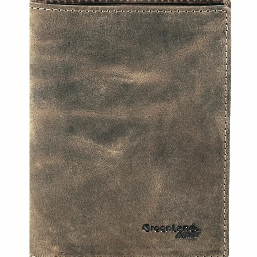 Greenland Nature Herrengeldbörsen Hochformat<Geldbörse I Leder 9,5 cm stone