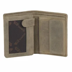 Greenland Nature Herrengeldbörsen Hochformat<Geldbörse I Leder 9,5 cm stone