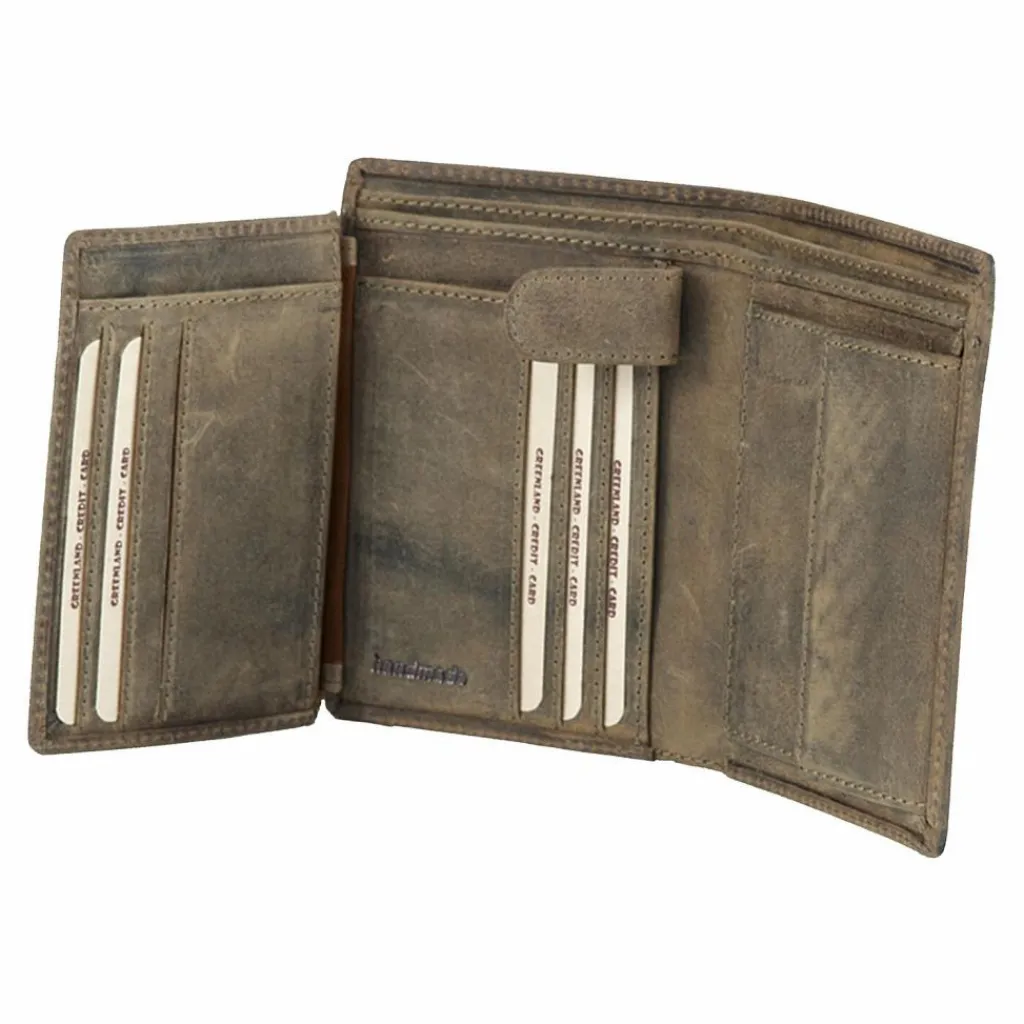 Greenland Nature Herrengeldbörsen Hochformat<Geldbörse I Leder 9,5 cm stone