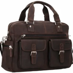 Greenland Nature Aktentaschen<Westcoast Aktentasche Leder 43 cm dunkelbraun