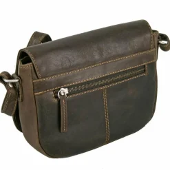 Greenland Nature Westcoast Umhängetasche Leder 24 cm sattelbraun