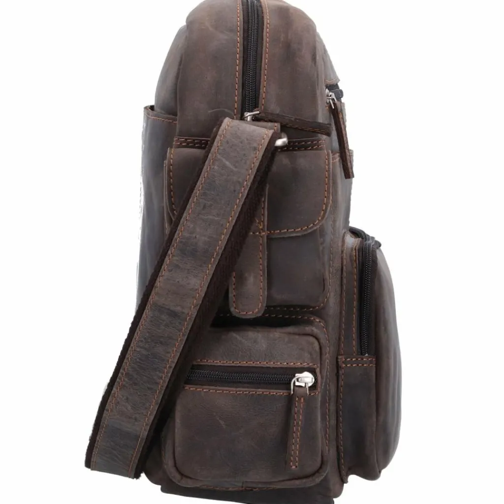 Online Greenland Nature Westcoast Umhängetasche Leder 29 cm Sattel