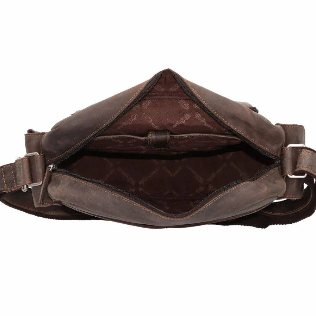 Online Greenland Nature Westcoast Umhängetasche Leder 29 cm Sattel