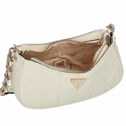 Clearance Guess Aldina Schultertasche 24 cm off white