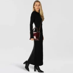 Clearance Guess Arnela Shopper Tasche 25 cm burgundy