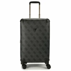 Best Guess Berta 4 Rollen Trolley 63 cm mit Dehnfalte coal logo