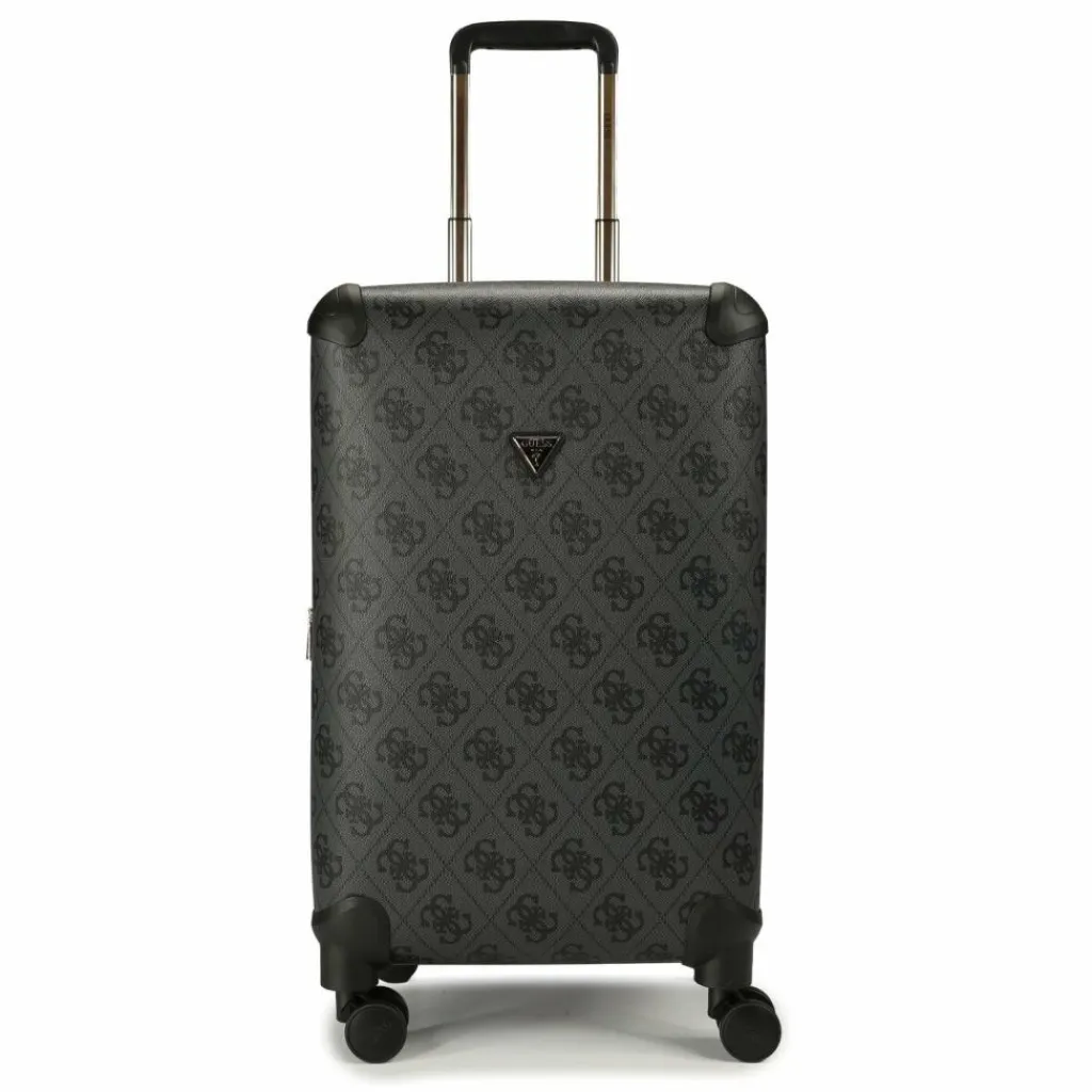 Best Guess Berta 4 Rollen Trolley 63 cm mit Dehnfalte coal logo