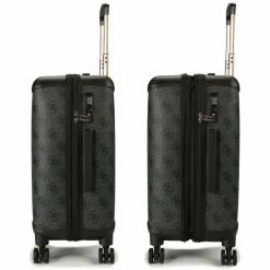 Best Guess Berta 4 Rollen Trolley 63 cm mit Dehnfalte coal logo