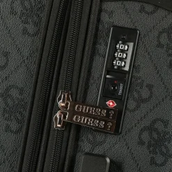 Best Guess Berta 4 Rollen Trolley 63 cm mit Dehnfalte coal logo