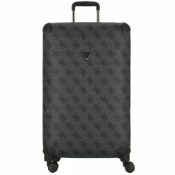 Sale Guess Berta 4 Rollen Trolley 77 cm mit Dehnfalte coal logo