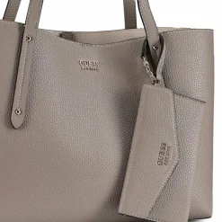 Discount Guess Brenton Shopper Tasche 42 cm dark taupe