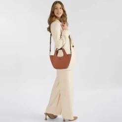 Discount Guess Calista Handtasche 24 cm caramel