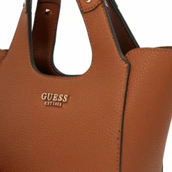 Discount Guess Calista Handtasche 24 cm caramel