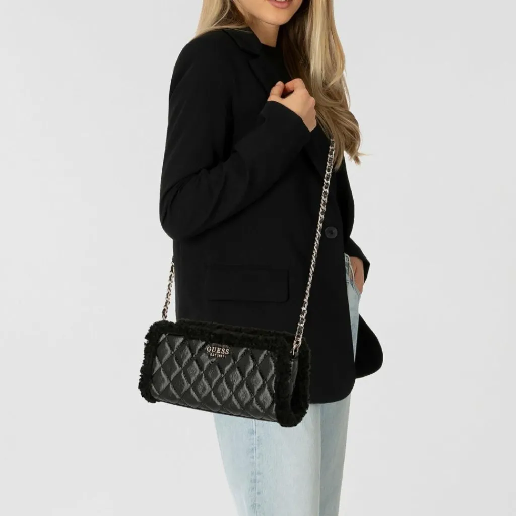 Discount Guess Christi Umhängetasche 23 cm black