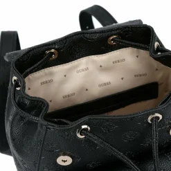 Discount Guess Cresidia City Rucksack 25 cm black logo