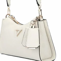 Guess Schultertaschen|Henkeltaschen<Cresidia Schultertasche 27 cm bone logo