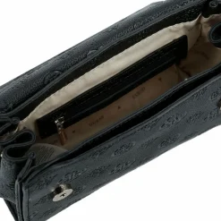 Guess Schultertaschen<Cresidia Schultertasche 24 cm black logo