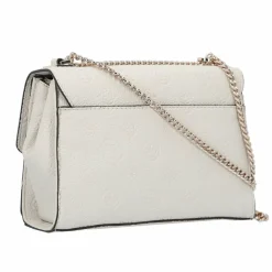 Guess Schultertaschen<Cresidia Schultertasche 24 cm bone logo