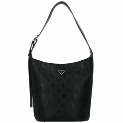 Discount Guess Cresidia Schultertasche 30 cm black logo