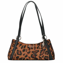 Clearance Guess Domitilla Schultertasche Leder 30 cm leopard