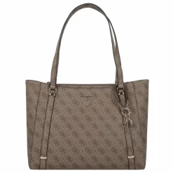 New Guess Eco Erica Schultertasche 33 cm latte logo