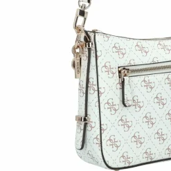 Outlet Guess Eco Erica Umhängetasche 25 cm cream logo