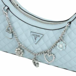 Online Guess Everlee Schultertasche 28 cm misty blue