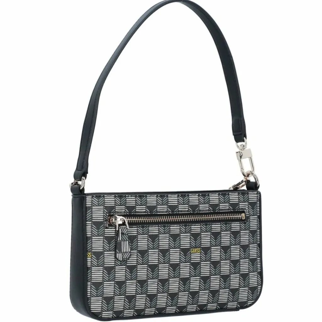 Guess Henkeltaschen|Schultertaschen<G Wave II Schultertasche 22 cm black logo