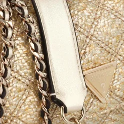 Discount Guess Giully II Mini Bag Schultertasche 17 cm gold