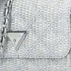 Guess Mini Bags|Schultertaschen<Giully II Mini Bag Schultertasche 18 cm silver