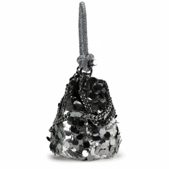 Guess Henkeltaschen<Holiday Shine Handtasche 19 cm pewter