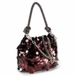 Guess Mini Bags|Henkeltaschen<Holiday Shine Mini Bag Handtasche 16 cm wine