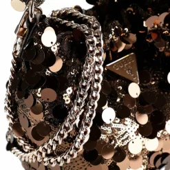 Guess Holiday Shine Mini Bag Handtasche 16 cm bronze