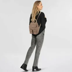 Hot Guess Manhattan II City Rucksack 33 cm latte logo