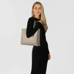 Guess Schultertaschen|Henkeltaschen<Meridian II Schultertasche 36 cm dark taupe