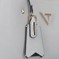 Hot Guess Meridian Schultertasche 29 cm ivory