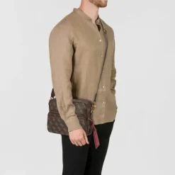 Discount Guess Milano Umhängetasche 25 cm brown-ochre