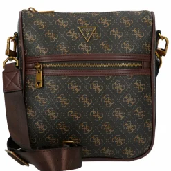 Discount Guess Milano Umhängetasche 22 cm brown-ochre