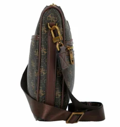 Discount Guess Milano Umhängetasche 22 cm brown-ochre