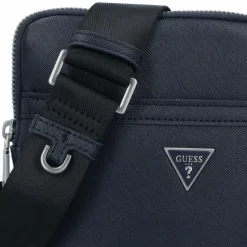 Outlet Guess Milano Umhängetasche 20 cm dark blue