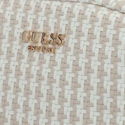 Discount Guess Mirema Umhängetasche 20 cm white multi