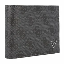 Guess Herrengeldbörsen Querformat<Mito Geldbörse RFID Schutz Leder 12 cm black