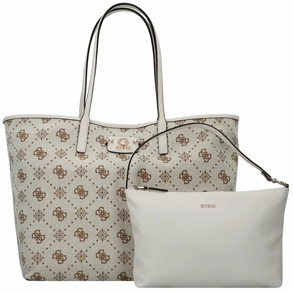 Online Guess Neda Shopper Tasche 40 cm off white logo