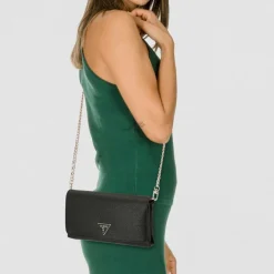 Outlet Guess Noelle II Clutch Geldbörse 20.5 cm black