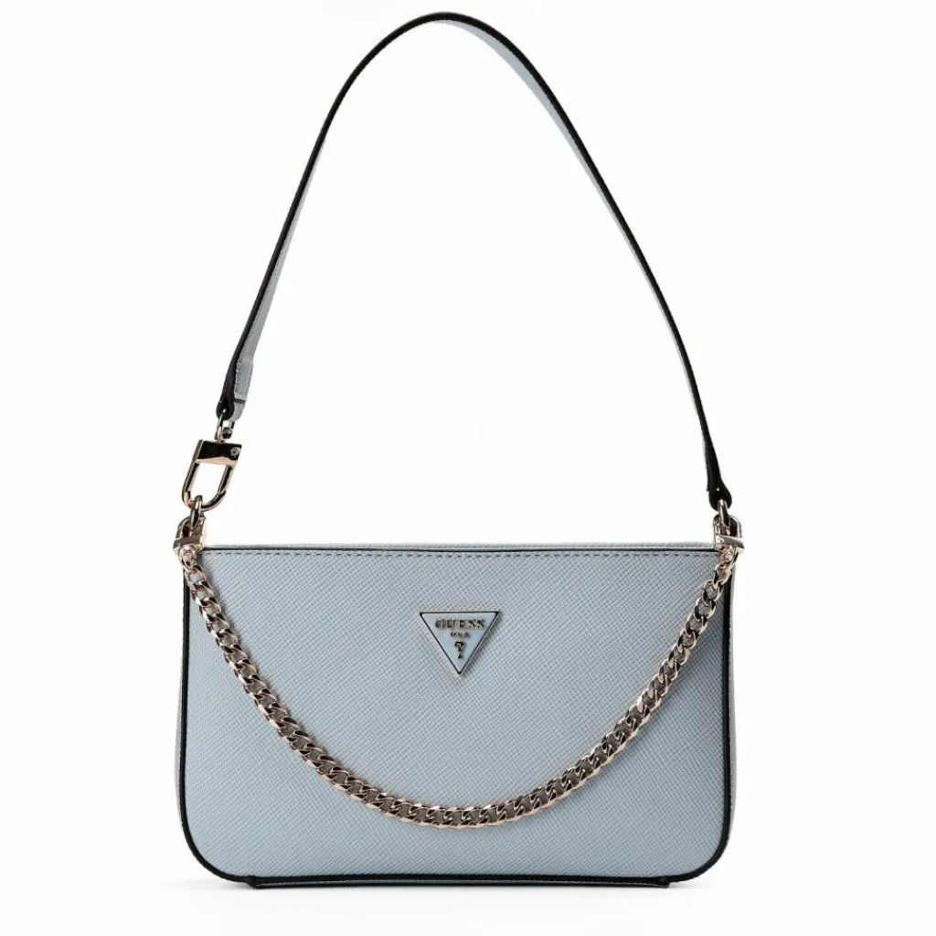 Guess Noelle II Schultertasche 22 cm misty blue