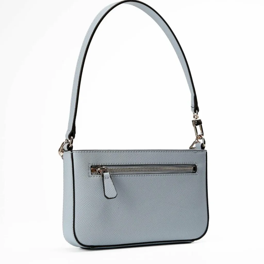 Guess Noelle II Schultertasche 22 cm misty blue